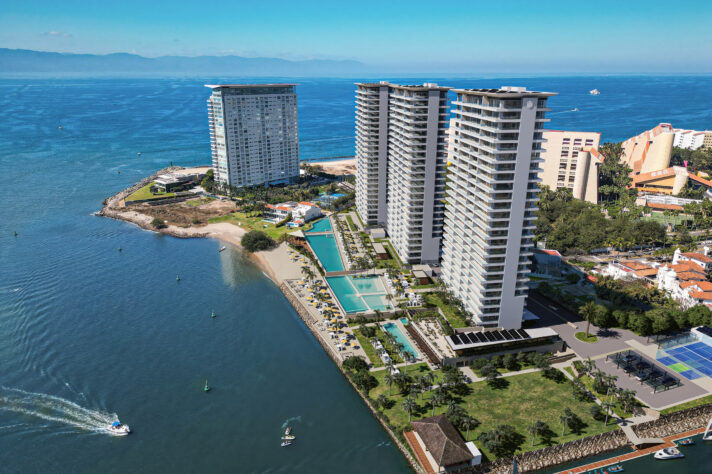 Generated image, Marina Towers, Puerto Vallarta, Jalisco, México